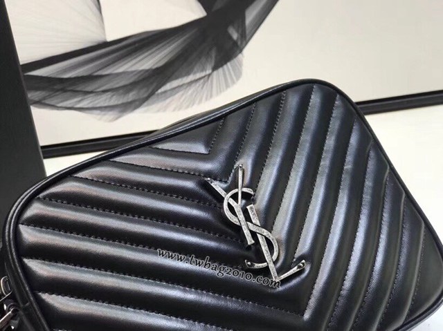 YSL专柜款女包 聖羅蘭經典款MONOGRAM SAINT LAURENT相機包 YSL肩背斜挎包 520534  jjh1193
